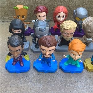 Superhero McDonalds Happy Meal Marvel Avengers Endgame/Gardians Toys Lot Of 23